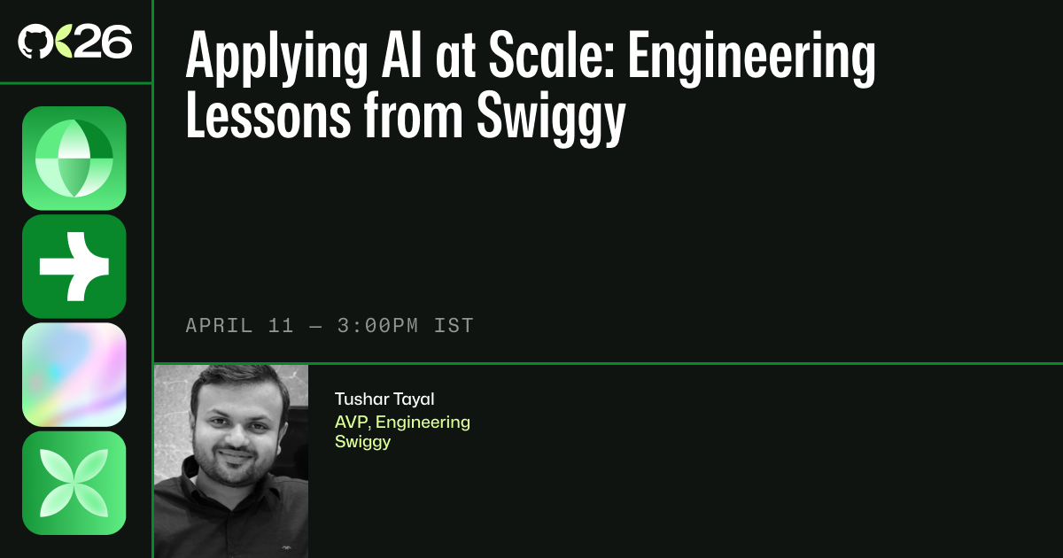 Applying AI at Scale: Engineering Lessons from Swiggy | GitHub ...